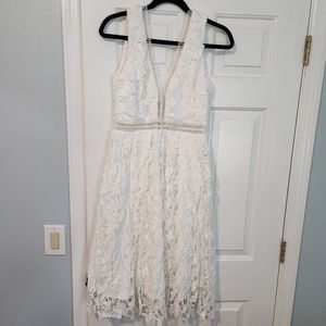Lulus midi lace dress
